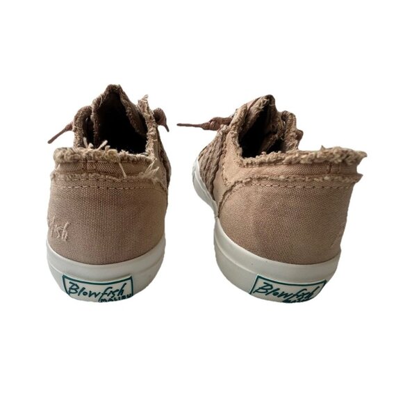 BLOWFISH Dusty PINK Canvas Tennis Shoes - Slip On Women's - Size 7 - Picture 3 of 7